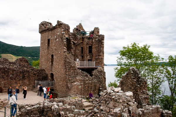 La tour Grant, au nord du château.