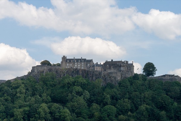 Le château de Stirling où nous faisons un bref arrêt avant de rejoindre Édimbourg.